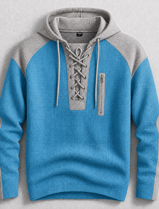 Brenthollow - Lace-Up Hoodie Streetwear Layering — view 3 of 6