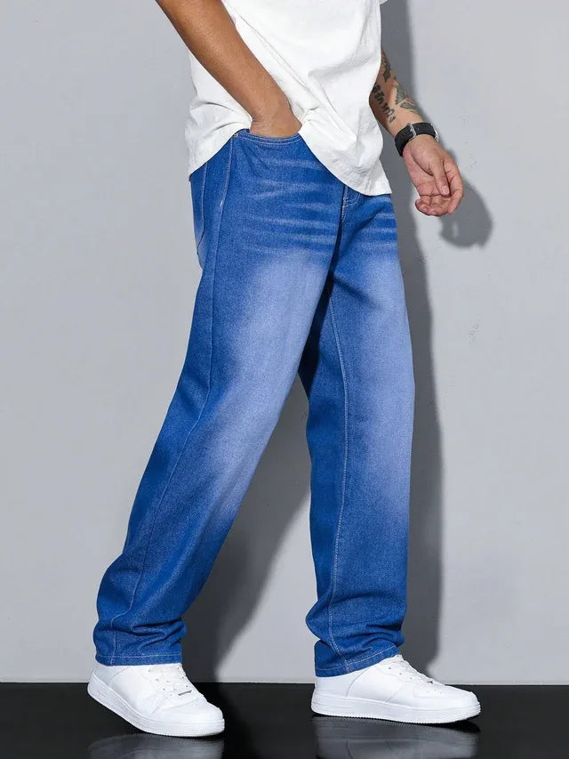 Corvellan - Wide Leg Casual Denim Jeans Everyday Wear — view 10 of 10
