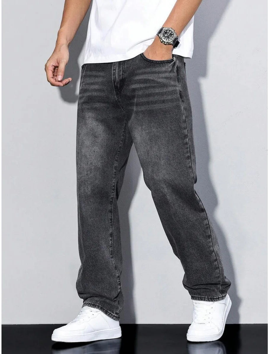 Corvellan - Wide Leg Casual Denim Jeans Everyday Wear — view 6 of 10