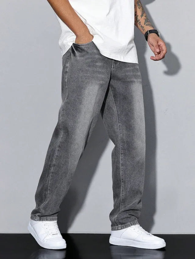 Corvellan - Wide Leg Casual Denim Jeans Everyday Wear — view 2 of 10