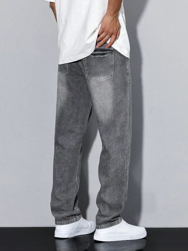 Corvellan - Wide Leg Casual Denim Jeans Everyday Wear — view 3 of 10