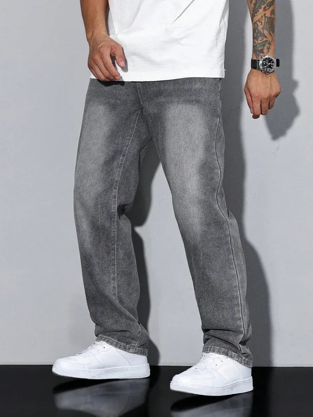 Corvellan - Wide Leg Casual Denim Jeans Everyday Wear — view 4 of 10