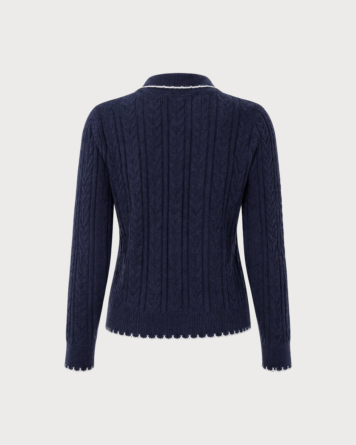Brisalta - Textured Knit Button Cardigan Cold Weather Layering — view 3 of 4