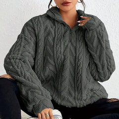Cadenwyn - Cable-Knit Oversized Sweater Everyday Layering — view 4 of 10