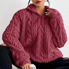 Cadenwyn - Cable-Knit Oversized Sweater Everyday Layering — view 5 of 10