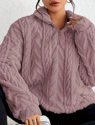 Cadenwyn - Cable-Knit Oversized Sweater Everyday Layering — view 6 of 10