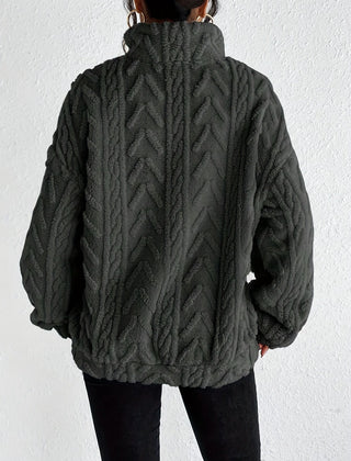 Cadenwyn - Cable-Knit Oversized Sweater Everyday Layering — view 9 of 10