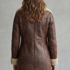 Caldura - Faux Shearling Collar Jacket Cool Weather Layering — view 4 of 6
