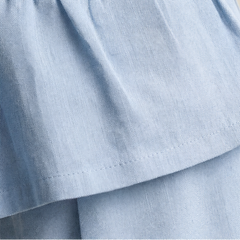 Calessa - Structured Waist Top Wide Leg Trouser Outfit — view 7 of 10