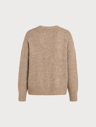 Camelora - Textured Button Knit Cardigan Autumn Layering — view 4 of 5