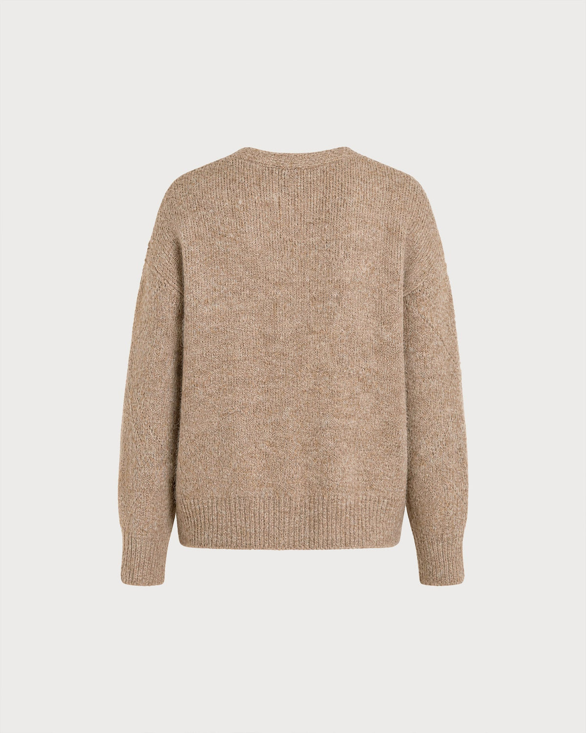 Camelora - Textured Button Knit Cardigan Autumn Layering — view 4 of 5