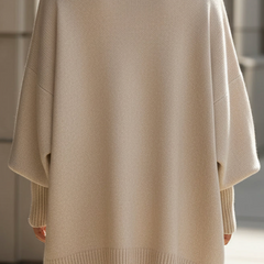 Cashelle - Oversized Wool Cashmere Sweater Cold Weather Wear — view 6 of 10