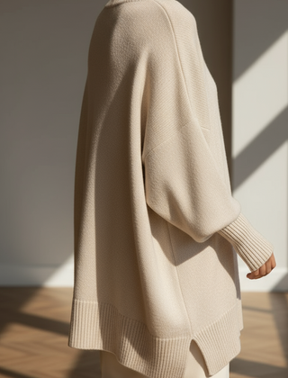 Cashelle - Oversized Wool Cashmere Sweater Cold Weather Wear — view 7 of 10