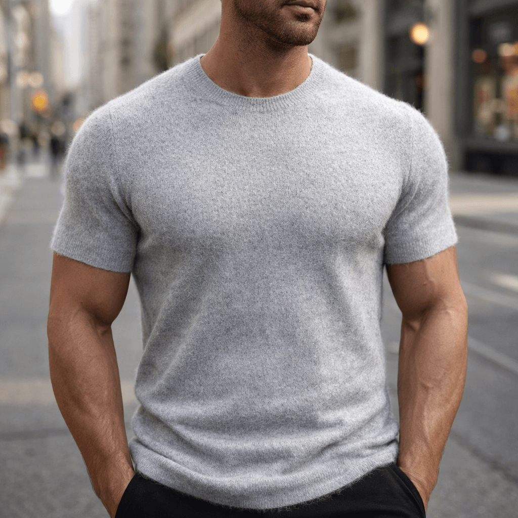 Cashmara - Lightweight Cashmere Tee Day To Evening — view 6 of 9