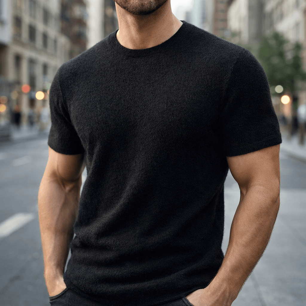 Cashmara - Lightweight Cashmere Tee Day To Evening — view 7 of 9