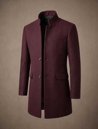 Cassaro - Longline Wool Overcoat Cold Weather Tailoring — view 6 of 10