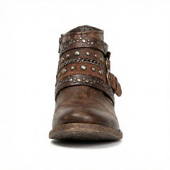 Chainelle - Vintage Chain Detail Boots Everyday Wear