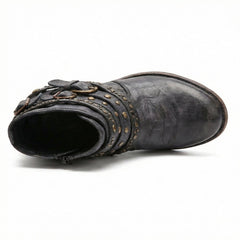 Chainelle - Vintage Chain Detail Boots Everyday Wear — view 6 of 10
