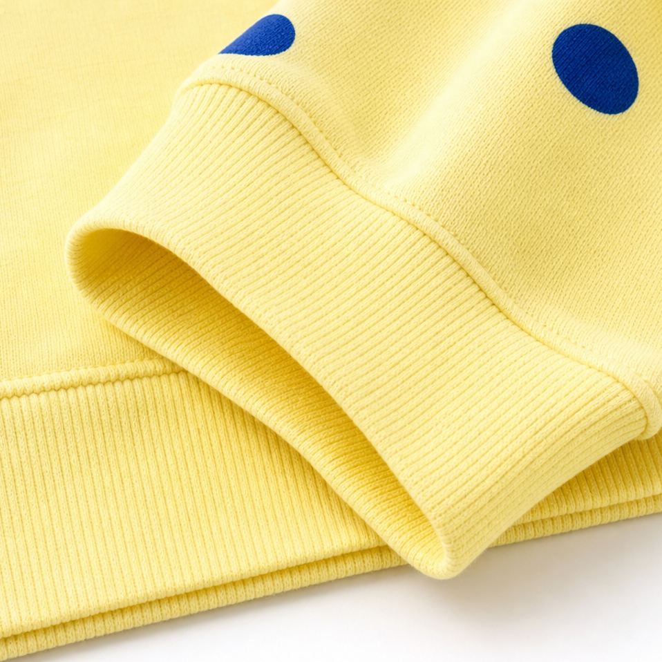 Citrella - Polka Dot Ribbon-Tie Sweatshirt Casual Everyday Wear — view 7 of 10
