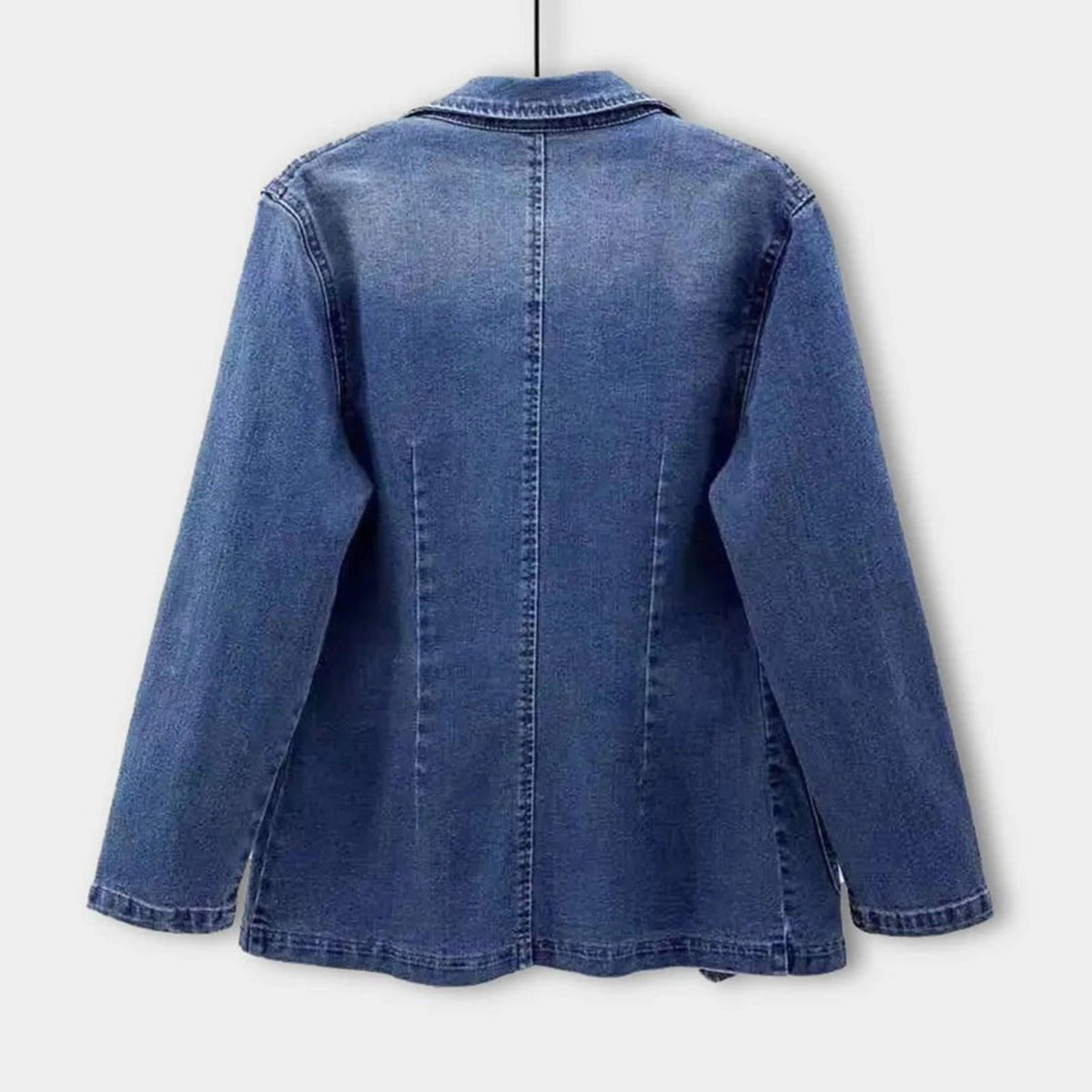 Cobrienne - Oversized Denim Blazer Casual And Office Wear — view 7 of 7