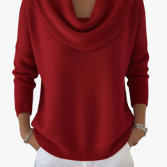 Collarielle - Collared Cotton Sweater Everyday Wear