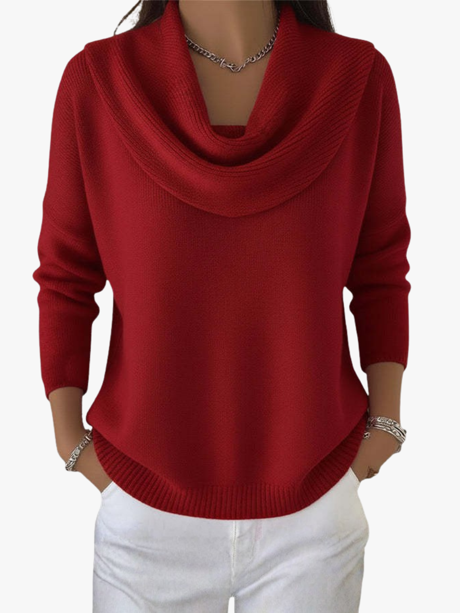 Collarielle - Collared Cotton Sweater Everyday Wear
