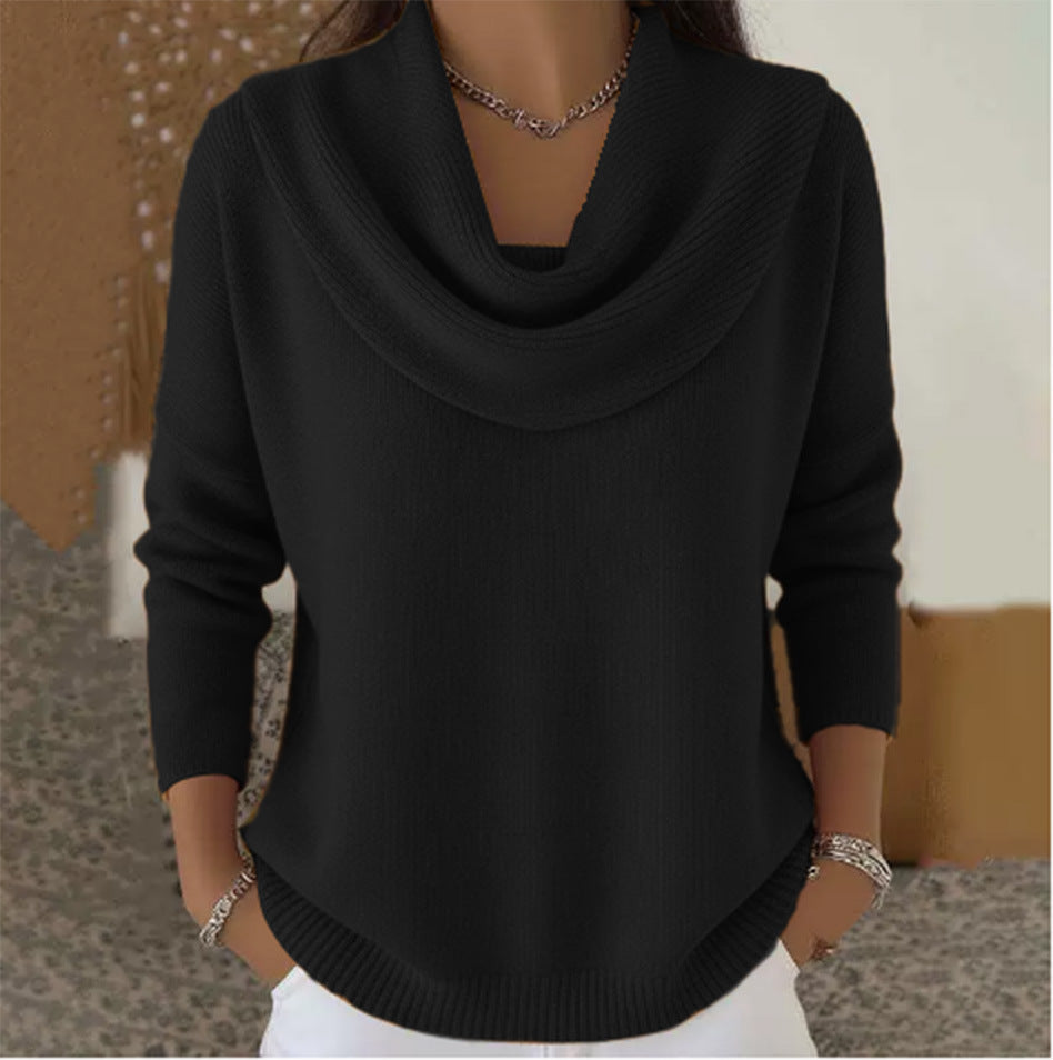 Collarielle - Collared Cotton Sweater Everyday Wear — view 4 of 10