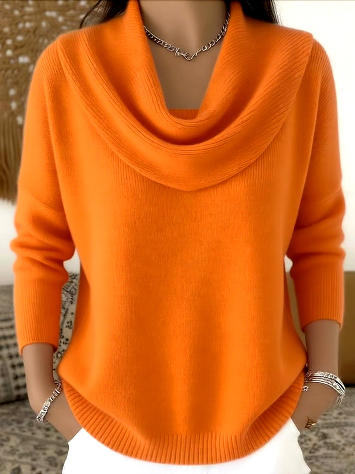 Collarielle - Collared Cotton Sweater Everyday Wear — view 8 of 10
