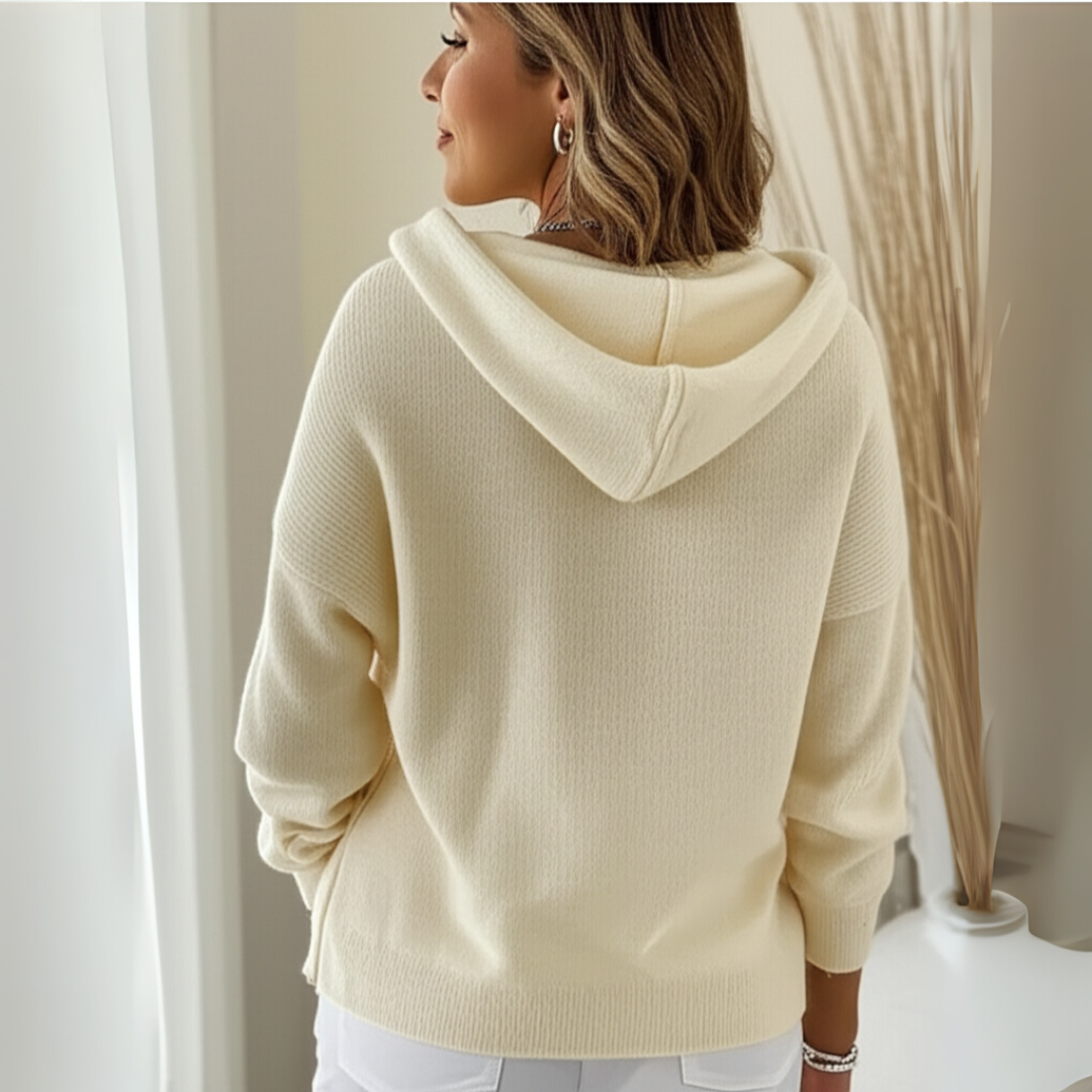 Coraleigh - Hooded Button Front Cardigan Everyday Layering — view 3 of 6