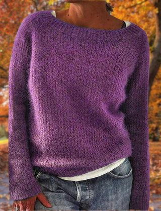 Corentia - Boat Neck Knit Sweater Everyday Layering — view 6 of 7