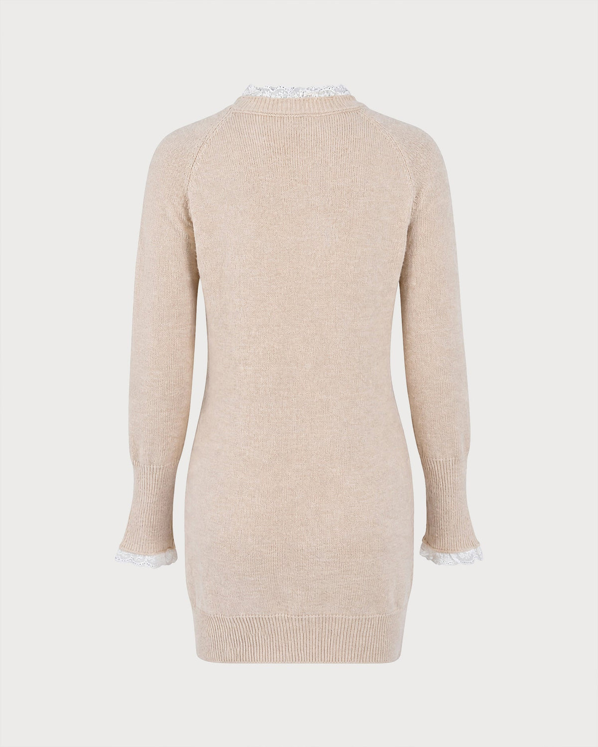 Corienne - Ruffled Knit Sweater Dress Autumn Wear — view 3 of 4