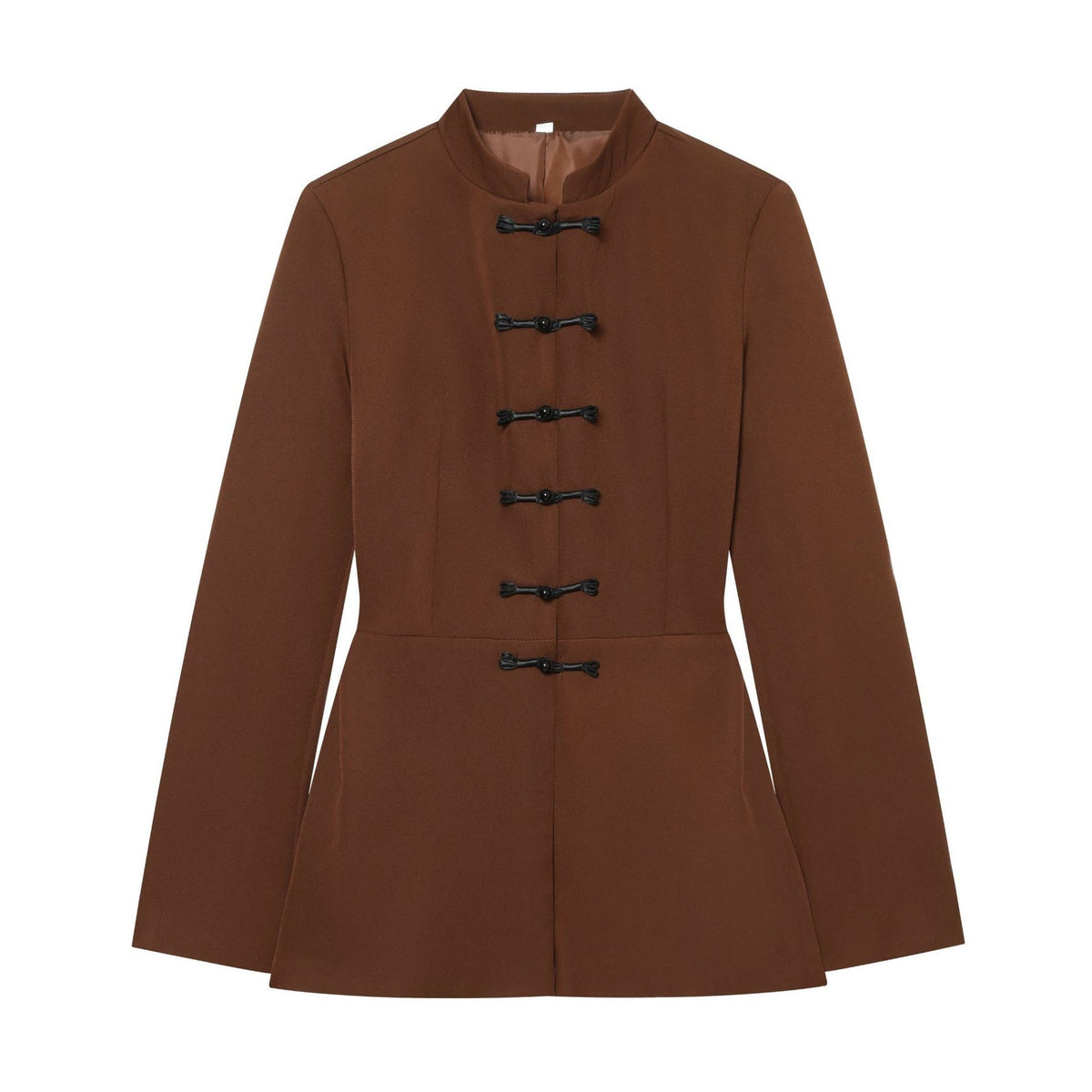 Corvael - Mandarin Collar Knot Closure Jacket Formal Wear — view 4 of 8
