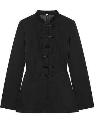 Corvael - Mandarin Collar Knot Closure Jacket Formal Wear — view 6 of 8