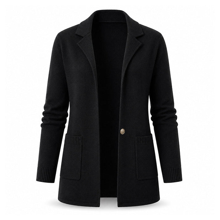 Corvellina - Knit Lapel Cardigan Everyday Layering