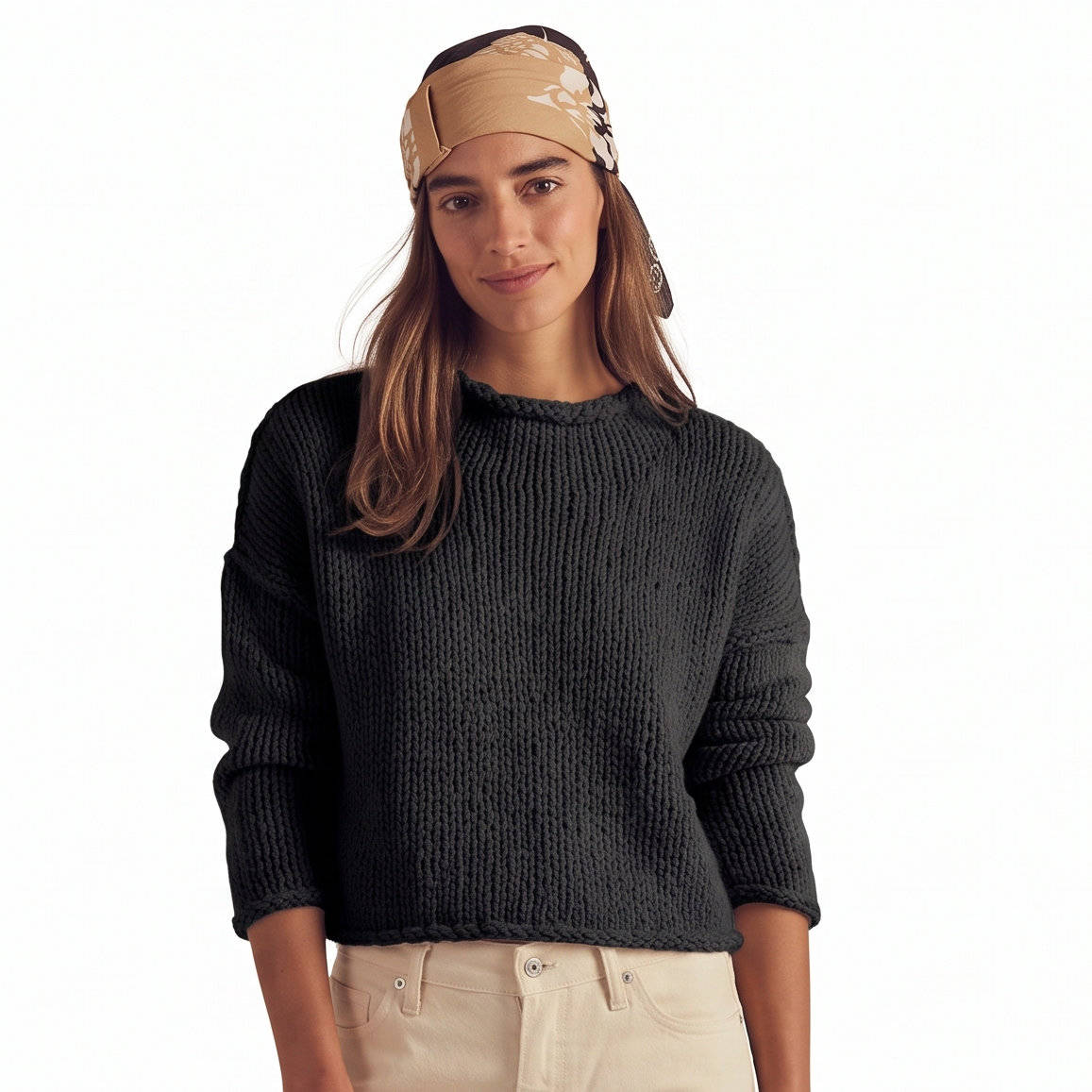 Corvellyn - Oversized Rollneck Pullover Casual Weekend Wear — view 4 of 6