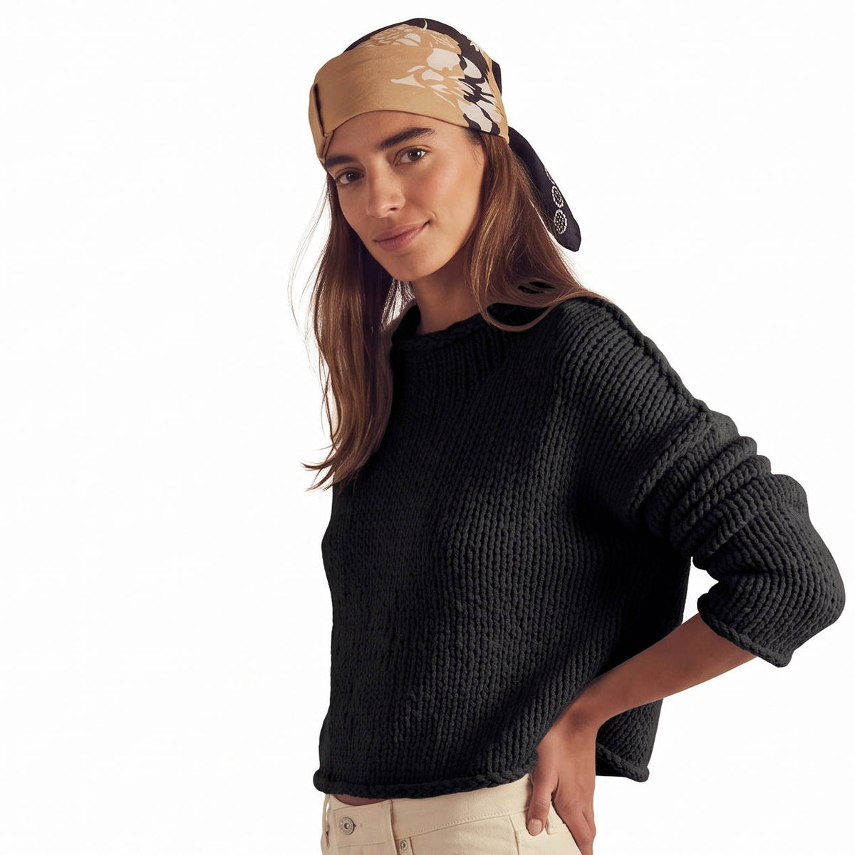 Corvellyn - Oversized Rollneck Pullover Casual Weekend Wear — view 5 of 6
