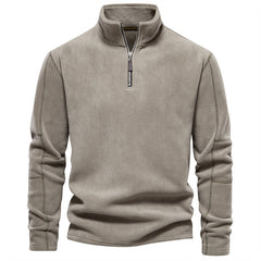 Corvenna - Structured Collared Pullover Smart Casual Layering