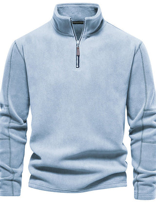 Corvenna - Structured Collared Pullover Smart Casual Layering — view 10 of 10