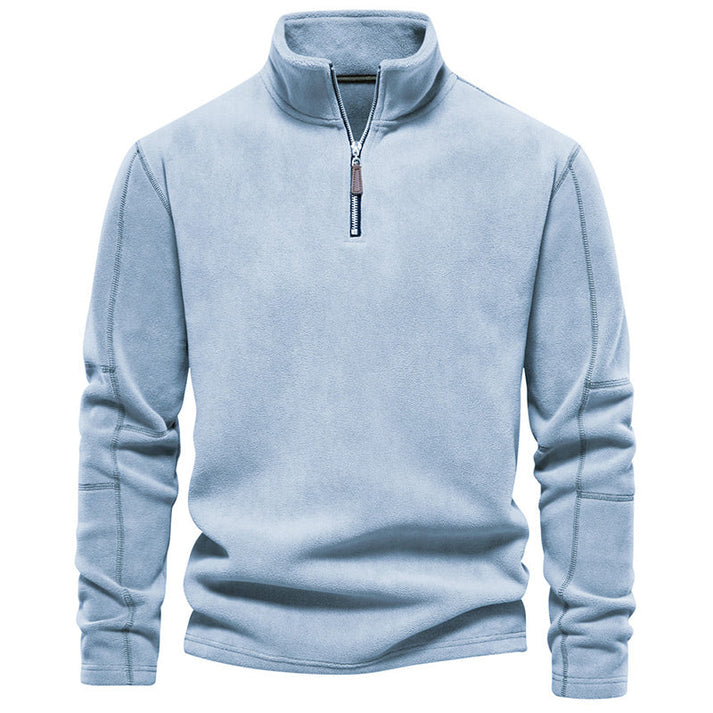 Corvenna - Structured Collared Pullover Smart Casual Layering — view 10 of 10