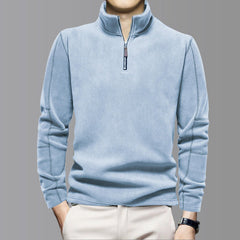 Corvenna - Structured Collared Pullover Smart Casual Layering — view 3 of 10