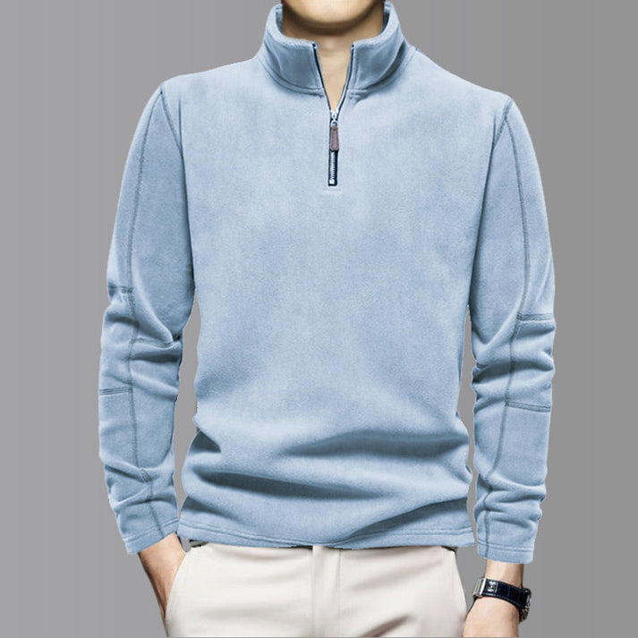 Corvenna - Structured Collared Pullover Smart Casual Layering — view 3 of 10