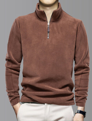 Corvenna - Structured Collared Pullover Smart Casual Layering — view 5 of 10