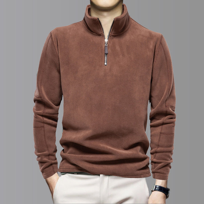 Corvenna - Structured Collared Pullover Smart Casual Layering — view 5 of 10