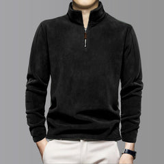Corvenna - Structured Collared Pullover Smart Casual Layering — view 6 of 10