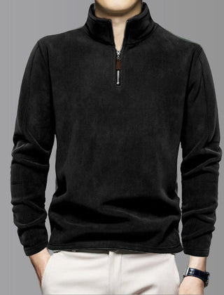 Corvenna - Structured Collared Pullover Smart Casual Layering — view 6 of 10