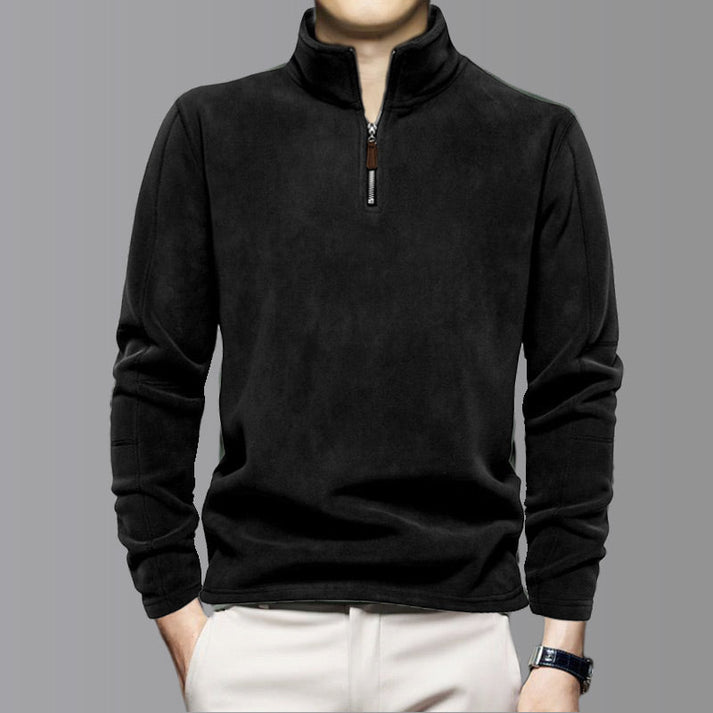 Corvenna - Structured Collared Pullover Smart Casual Layering — view 6 of 10