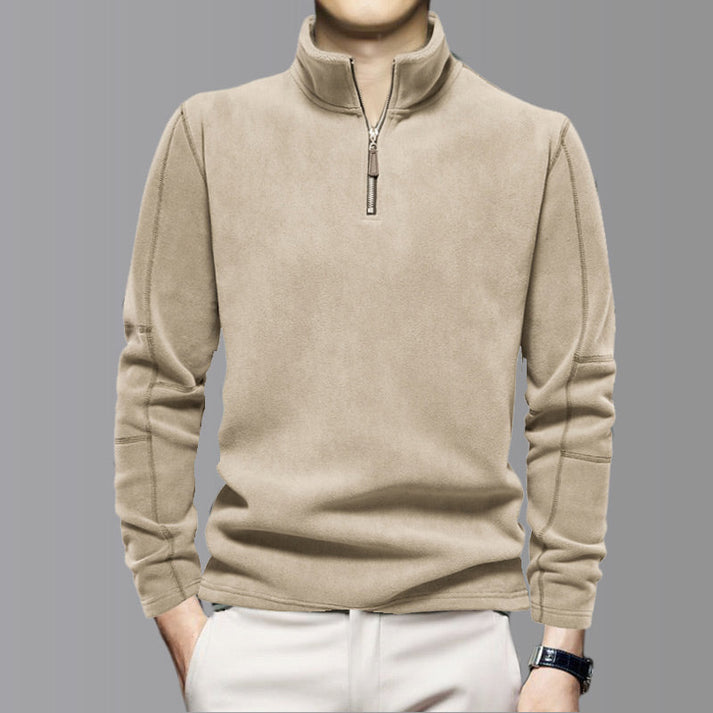 Corvenna - Structured Collared Pullover Smart Casual Layering — view 7 of 10