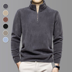 Corvenna - Structured Collared Pullover Smart Casual Layering — view 8 of 10