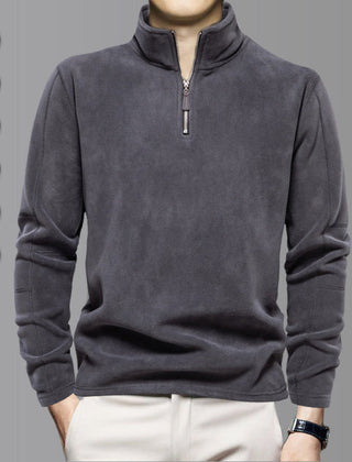 Corvenna - Structured Collared Pullover Smart Casual Layering — view 8 of 10