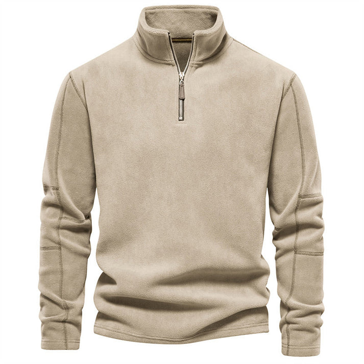 Corvenna - Structured Collared Pullover Smart Casual Layering — view 9 of 10